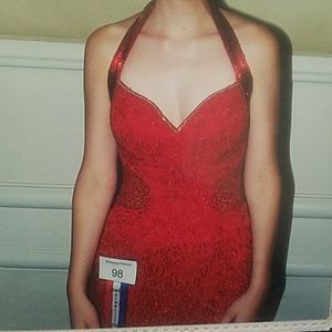 Exquisite red formal gown!